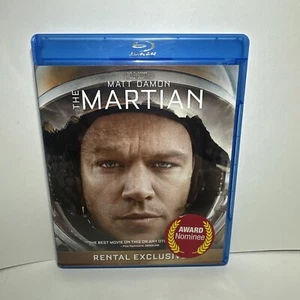 The Martian Blu Ray 2015 Matt Damon Jeff Bridges Rental Exclusive VERY GOOD - Picture 1 of 3