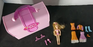 Vintage 2000 Polly Pocket Super Stylin' Bedroom Playset Purse Case Incomplete - Picture 1 of 10