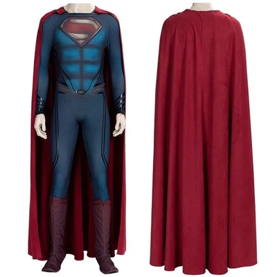 Juego completo de 2 disfraces de Superman Man of Steel 2020 traje de disfraces Clark Kent para hombre Foto 1 de 4
