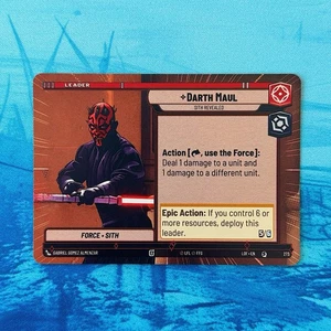 HYPERSPACE Darth Maul Sith Revealed LOF Legends Of The Force SWU 273 S Leader - Bild 1 von 2