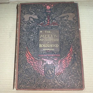 The Merry Adventures of Robin Hood Howard Pyle - 1883 1905 Illustrated Hardcover - Picture 1 of 16