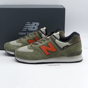 Size 9.5 Men's New Balance 574 Cordura Suede Sneakers U574SOC Dark Olivine - Picture 1 of 7