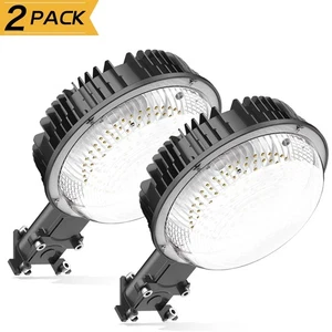 LED Barn Light 80W Dusk to Dawn with Photocell, Outdoor Yard Area Light(2Pack ) - Picture 1 of 10