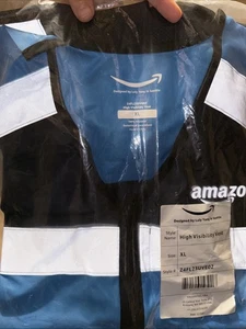 Amazon Flex Vest, Size XL - Luly Yang - NEW Reflective With Zipper - Picture 1 of 5