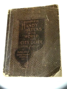 Complete Handy Atlas Of The World And City Guide Orange Judd Co. 1898 - Bild 1 von 12