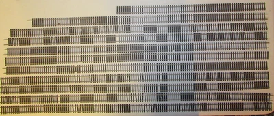 11 PIECES ATLAS NICKLE/SILVER FLEX TRACK HO SCALE (LOT 335) - Image 1 of 2
