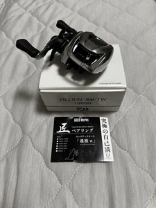 DAIWA Zillion SV TW 1000H Baitcasting Reel Long Distance Casting Gold Works - Picture 1 of 8
