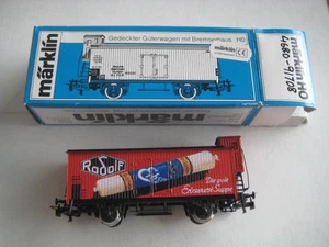 Marklin H0 4680-91708 RADOLF Erbswurst wagon w/brakeman's cab in orig box- LNIB - Picture 1 of 4