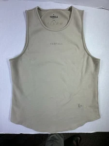 Young LA X-Large hellbraun ärmellos Muskel Tank Top Gym Fitness Shirt 21x29 - Bild 1 von 7