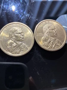 Seltener Sacagawea Felgenschriftzug 2009-2010 - KEIN Datum auf der Vorderseite! SEHR SELTEN! - Bild 1 von 8