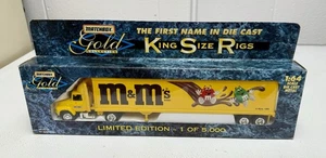 Matchbox 42732 King Size Rigs M&M's Truck & Trailer 1:64 Die Cast 1 Of 5,000 NIB - Picture 1 of 4