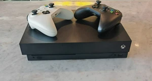 Microsoft Xbox, One X 1TB Console Gaming System, 1787, 2 Controllers, 4 GAMES - Picture 1 of 10