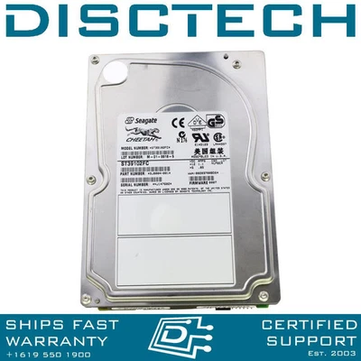 Seagate Cheetah 9LP FC ST39102FC 9J8004-025 9GB 3.5" Fibre Channel FC Hard Drive - Image 1 of 3