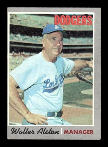 1970 Topps # 242 Walter Alston Card Los Angeles Dodgers - Picture 1 of 2