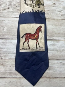 Horse Theme Men’s Tie.   KK - Picture 1 of 2