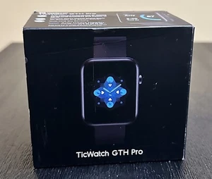 TicWatch GTH Pro Smartwatch, Heart Health Dual Sensor GPS Black New Open Box - Picture 1 of 16