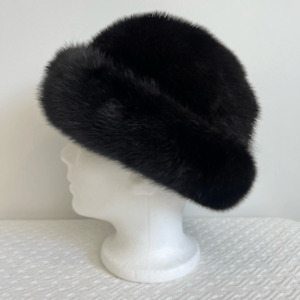 Vintage Vittorio Creation Made In Canada Women’s Genuine Fur Winter Mink Hat