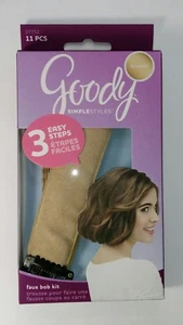 Goody Faux Bob Kit for Blonde Hair, Make Hair Look Shorter Without Cutting Hair - Picture 1 of 2