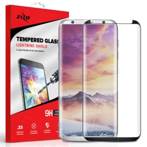 Para Samsung Galaxy S8 G950 Pantalla Completa Cubierta 3D Vidrio Templado con Marco Negro - Imagen 1 de 3