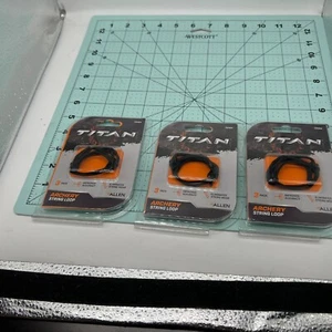 Lot Of 3 Packs Black Titan Archery String Loop - 3 Strings Per Pack 9 Total - Picture 1 of 9