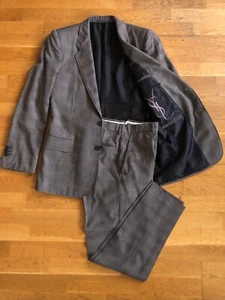 Traje Tom Ford para YSL Rive Gauche 2 piezas 38 40 34 W gris Yves Saint Laurent funda de lana - Imagen 1 de 24