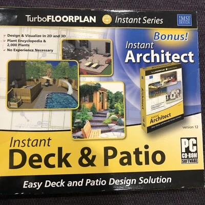 Instant Deck & Patio Pc Cd Rom  - Image 1 of 4