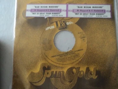 Merle Haggard - Bar Room Buddies - US press - 7" single + juke box strip - Image 1 of 3