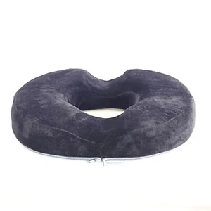 Donut Seat Cushion Pillow Memory Foam Tailbone Pain Relief with Removable Cover. - Picture 1 of 14