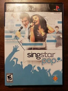 SINGSTAR POP - PS2 - COMPLETE W/ MANUAL- FREE S/H - (B23A) - Picture 1 of 1