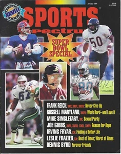 REGGIE WHITE Signed - Sports Spectrum January 1994 - Super Bowl Special - Auto - Picture 1 of 1
