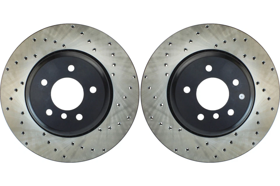 Rear PAIR Stoptech Disc Brake Rotor for 2006-2010 BMW 550i (42834) - Image 1 of 4