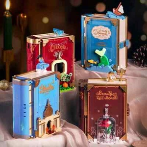 Dream Princess 3D Storybook Building Blocks Books Anime Film MOC Bricks Toys - Picture 1 of 12