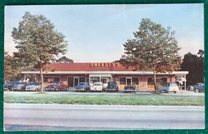 c1950's Postcard NY Bay Shore Long Island New York Shersty's Patio Restaurant - Picture 1 of 2
