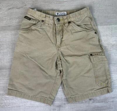 Columbia Sportswear Carpenter Cargo Pantalones Cortos Lona Caqui Niños Jóvenes Talla 8 (22X7) Foto 1 de 4