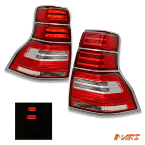 Clear Red LED Tail Lights for TOYOTA LAND-CRUISER PRADO 09-13 Taillight FJ150 - Bild 1 von 3