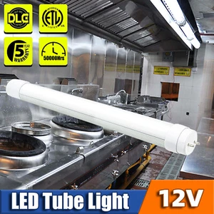 F15T8 LED Tube Light,120V AC/12V DC,18'' 7W Tube Light Bulb,5500K Daylight White - Picture 1 of 37