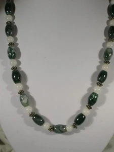 20" Agate Bead Necklace - Bild 1 von 2