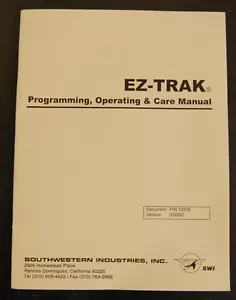 Programa y manual de operación del controlador Southwestern Industries Bridgeport EZ-TRAK - Imagen 1 de 3