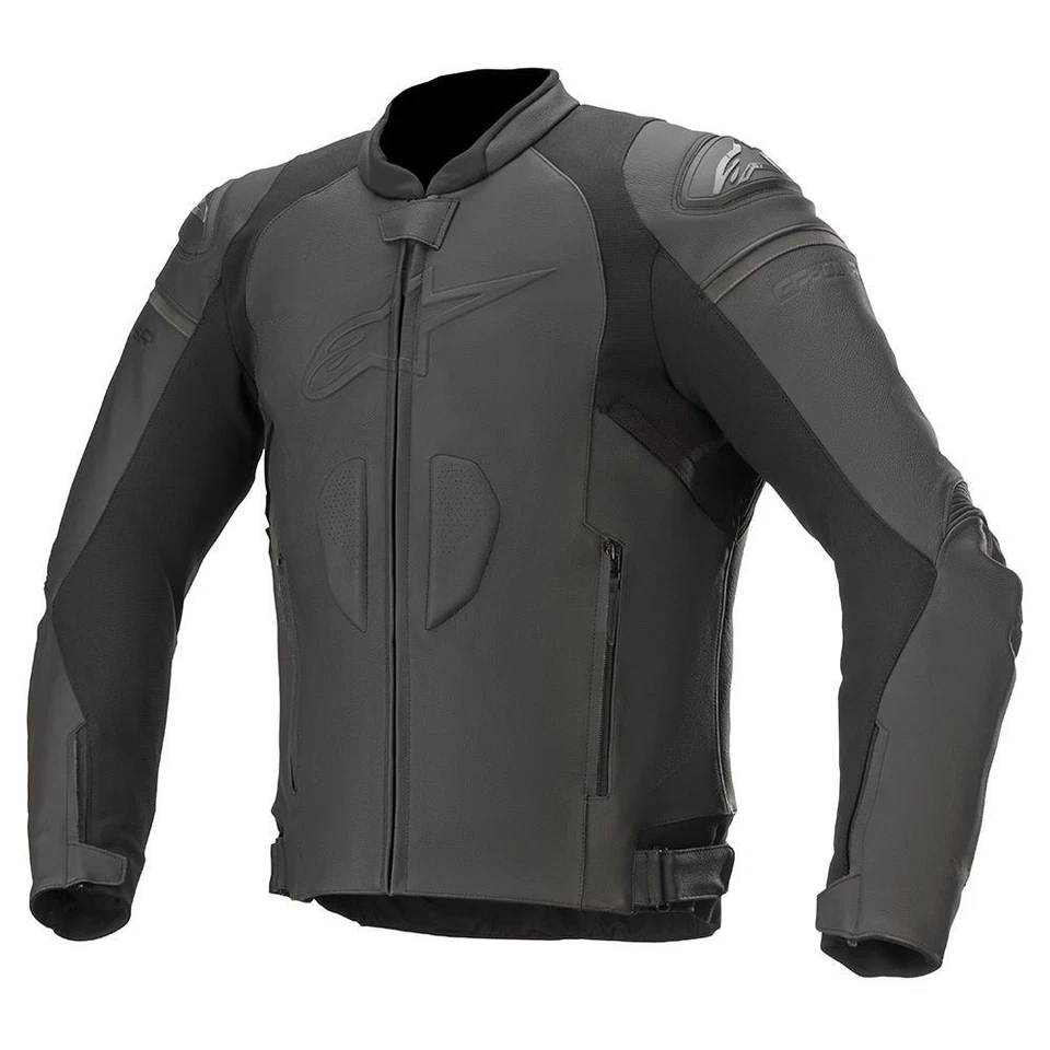 Alpinestars GP Plus R v3 Leather Motorcycle Jacket Sports Touring Summer Black - Image 1 of 3
