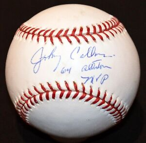 Johnny Callison Signed/Autographed Baseball 1964 All-Star Game MVP Phillies
