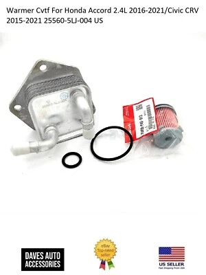 Calentador CVTF para Honda Accord 2,4 L 2016-2021/Civic CRV 2015-2021 25560-5LJ-004 EE. UU. Foto 1 de 4