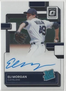 Tarjeta de béisbol 2022 Donruss RR Optic firmada por Eli Morgan Rookie RC autógrafo automático - Imagen 1 de 1