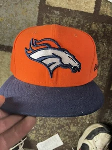 New Era Denver Broncos 59Fifty NFL Football Mütze ~ Größe 7 3/4 ~ Brandneu - Bild 1 von 11
