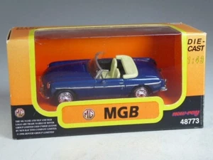 (SB-78) New-Ray 48773 MGB Roadster blu in 1:43 in IMBALLO ORIGINALE - Foto 1 di 1
