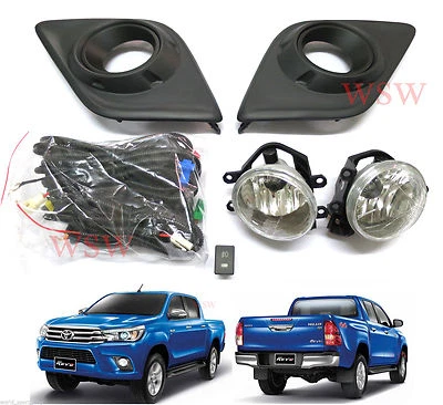 2015 2016 For Toyota Hilux Revo Fog lamp light Spot light Pickup set OEM bulbs - Image 1 of 4