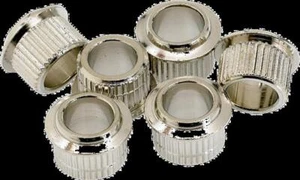 Fender Vintage-Style Guitar Tuning Machine Bushings (6), Nickel - Picture 1 of 1