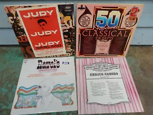 Lp Lot Judy Garland Live @ Carnegie Hall Enrico Caruso Vol 3 Ravel 50 Classical - Picture 1 of 5