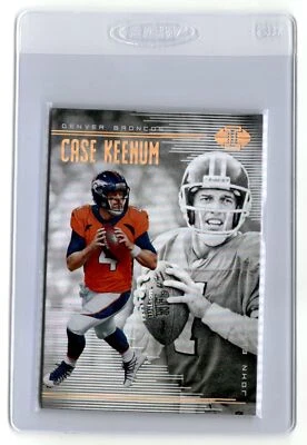 Case Keenum / John Elway 2018 Panini Illusions #64 - Image 1 of 2