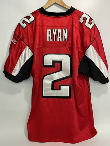 Atlanta Falcons Matt Ryan Jersey #2 Reebok On Field Stitched Size 52 HEAVY Red Cover