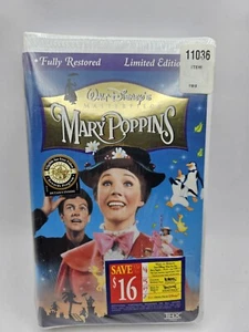 Walt Disney's Masterpiece MARY POPPINS VHS Sealed Limited Edition - Picture 1 of 5